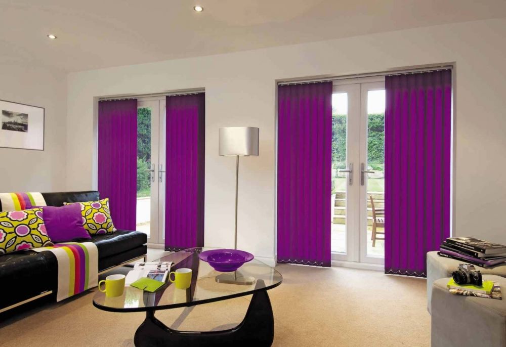 Vertical Blinds - Carnival Purple